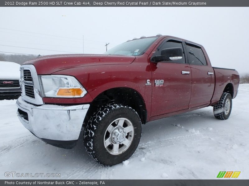 Deep Cherry Red Crystal Pearl / Dark Slate/Medium Graystone 2012 Dodge Ram 2500 HD SLT Crew Cab 4x4