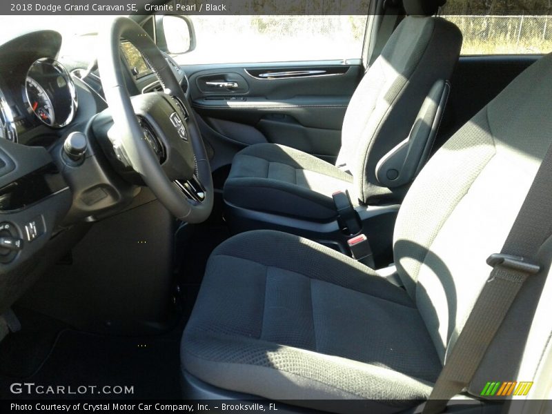 Granite Pearl / Black 2018 Dodge Grand Caravan SE