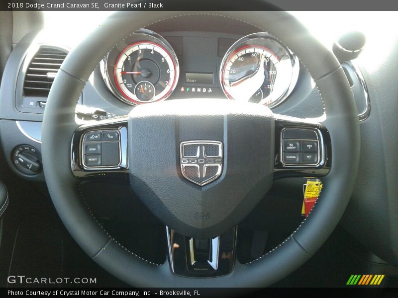Granite Pearl / Black 2018 Dodge Grand Caravan SE