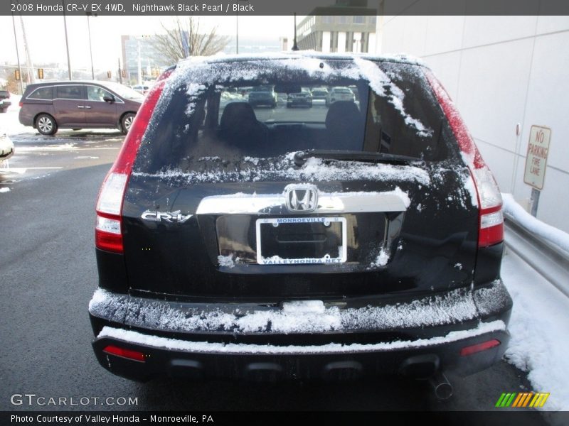 Nighthawk Black Pearl / Black 2008 Honda CR-V EX 4WD