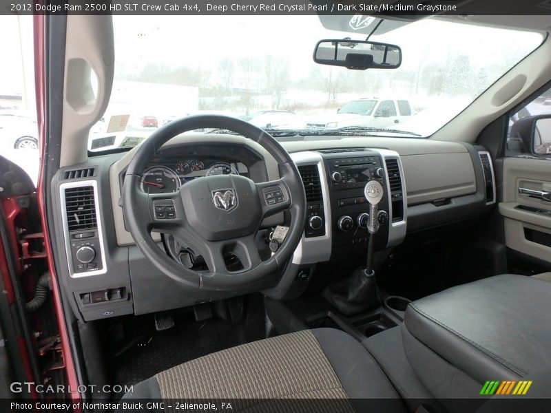 Deep Cherry Red Crystal Pearl / Dark Slate/Medium Graystone 2012 Dodge Ram 2500 HD SLT Crew Cab 4x4
