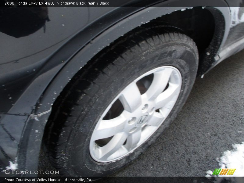 Nighthawk Black Pearl / Black 2008 Honda CR-V EX 4WD