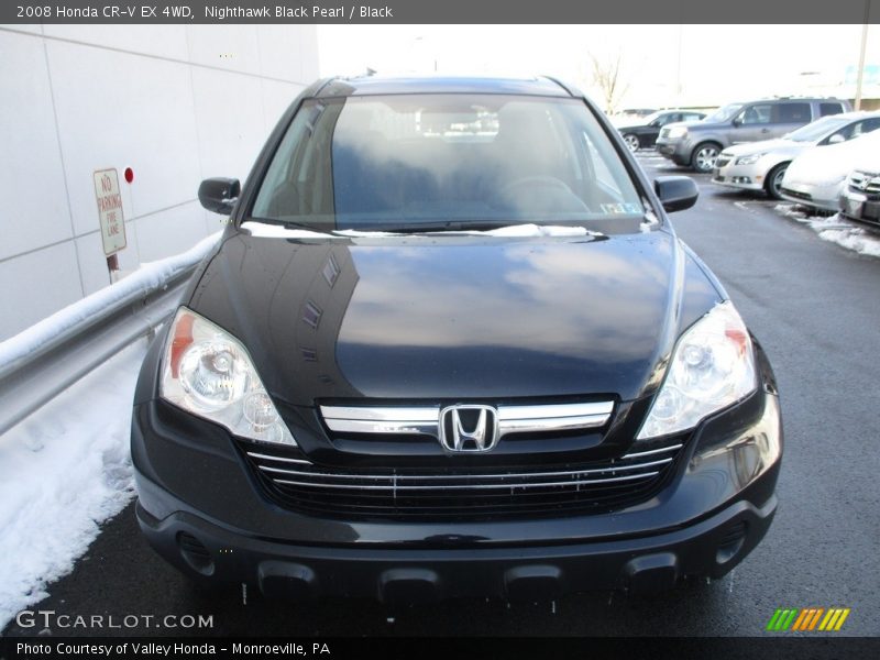 Nighthawk Black Pearl / Black 2008 Honda CR-V EX 4WD