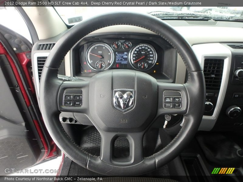 Deep Cherry Red Crystal Pearl / Dark Slate/Medium Graystone 2012 Dodge Ram 2500 HD SLT Crew Cab 4x4