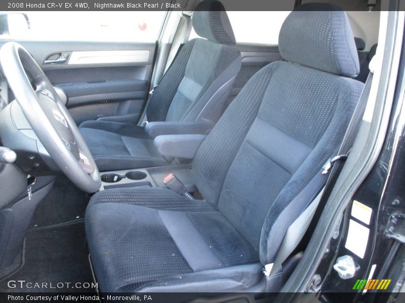 Nighthawk Black Pearl / Black 2008 Honda CR-V EX 4WD