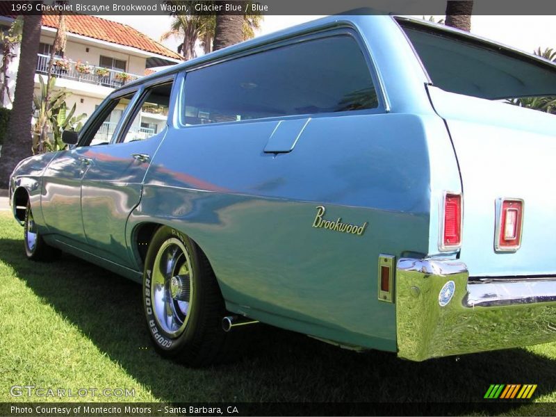 Glacier Blue / Blue 1969 Chevrolet Biscayne Brookwood Wagon