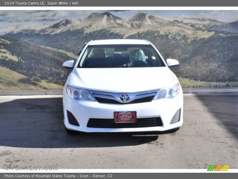 Super White / Ash 2014 Toyota Camry LE