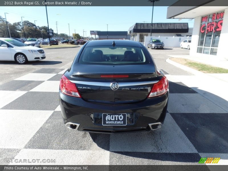 Carbon Black Metallic / Ebony 2012 Buick Regal GS