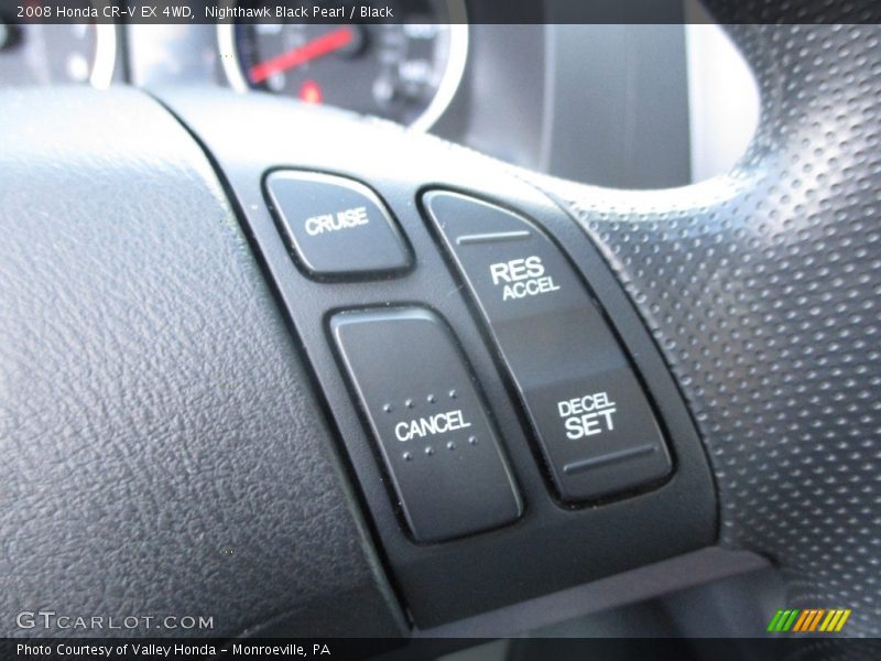 Nighthawk Black Pearl / Black 2008 Honda CR-V EX 4WD