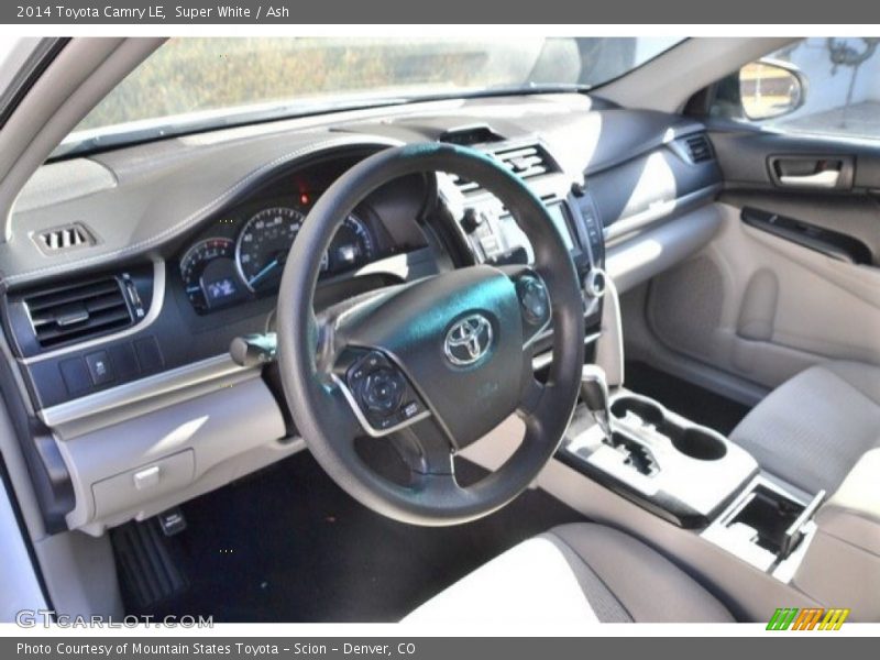 Super White / Ash 2014 Toyota Camry LE