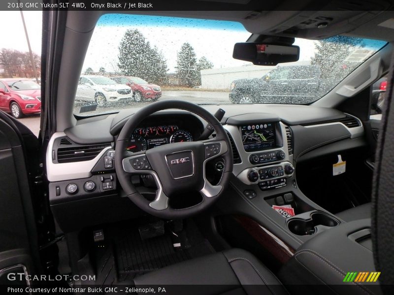  2018 Yukon SLT 4WD Jet Black Interior