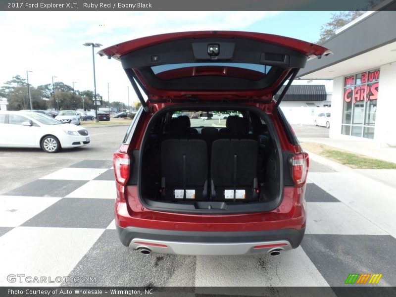 Ruby Red / Ebony Black 2017 Ford Explorer XLT