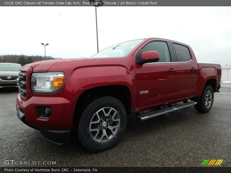 Red Quartz Tintcoat / Jet Black/­Cobalt Red 2018 GMC Canyon All Terrain Crew Cab 4x4