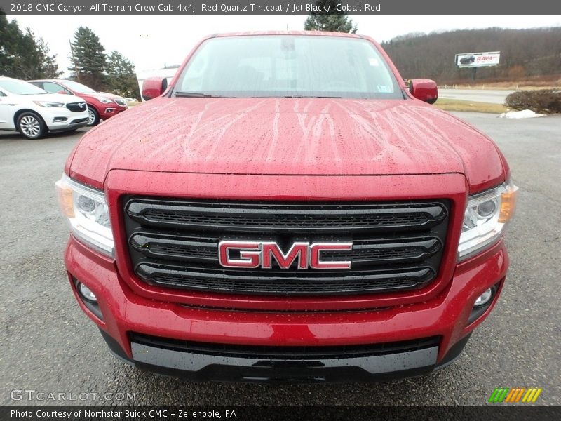 Red Quartz Tintcoat / Jet Black/­Cobalt Red 2018 GMC Canyon All Terrain Crew Cab 4x4