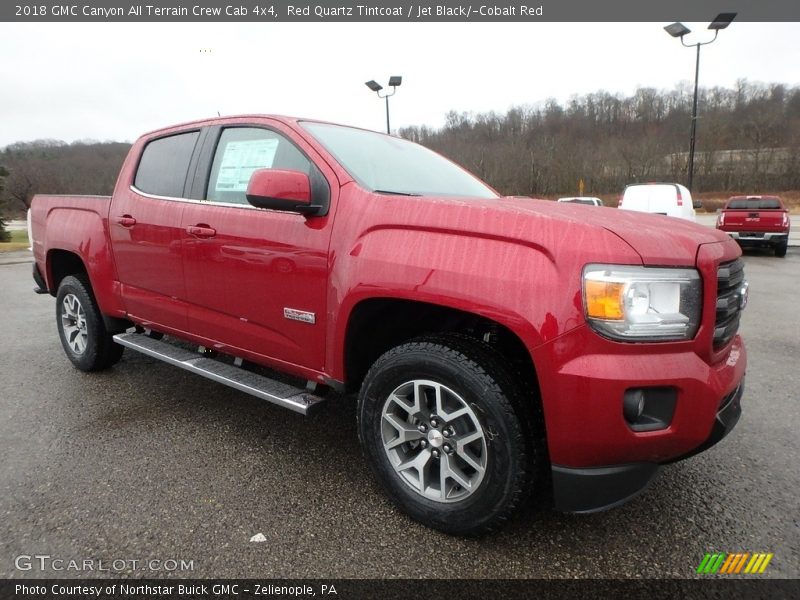 Red Quartz Tintcoat / Jet Black/­Cobalt Red 2018 GMC Canyon All Terrain Crew Cab 4x4