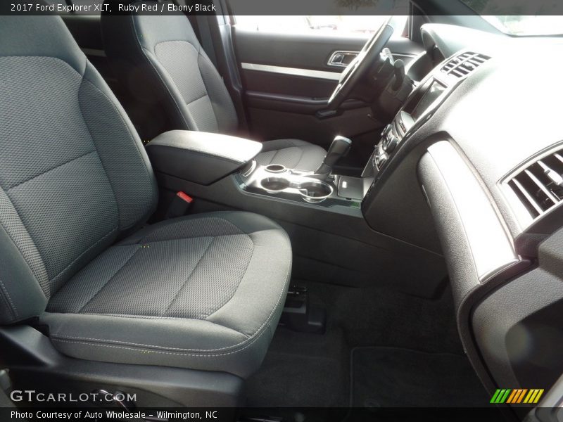 Ruby Red / Ebony Black 2017 Ford Explorer XLT