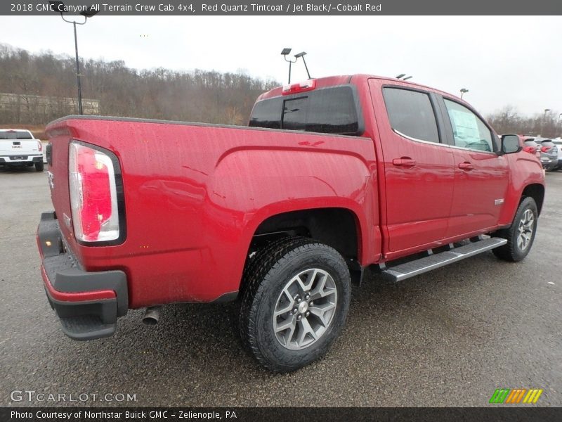 Red Quartz Tintcoat / Jet Black/­Cobalt Red 2018 GMC Canyon All Terrain Crew Cab 4x4