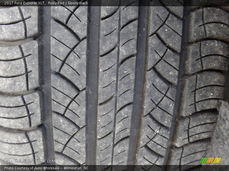 Ruby Red / Ebony Black 2017 Ford Explorer XLT
