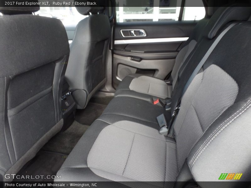 Ruby Red / Ebony Black 2017 Ford Explorer XLT