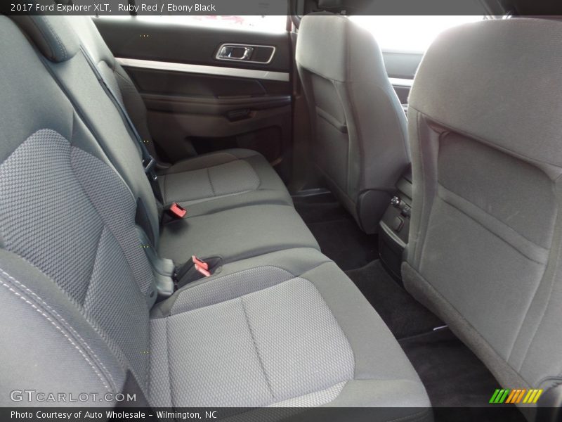 Ruby Red / Ebony Black 2017 Ford Explorer XLT
