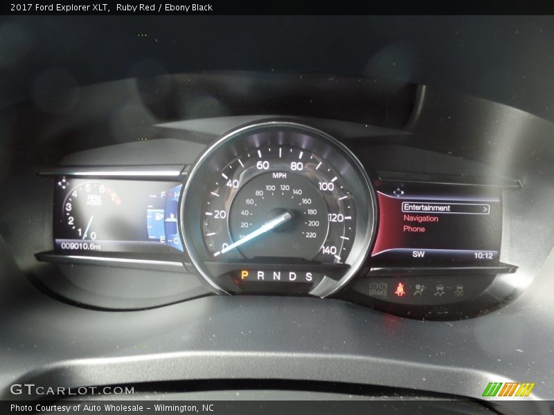 Ruby Red / Ebony Black 2017 Ford Explorer XLT
