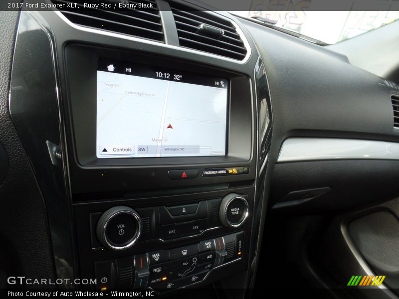 Ruby Red / Ebony Black 2017 Ford Explorer XLT