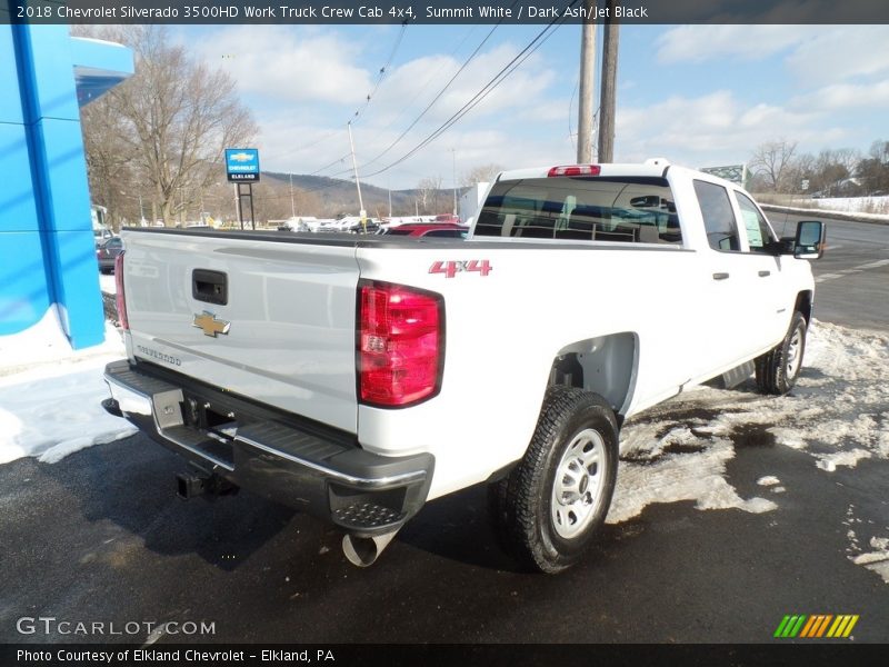 Summit White / Dark Ash/Jet Black 2018 Chevrolet Silverado 3500HD Work Truck Crew Cab 4x4