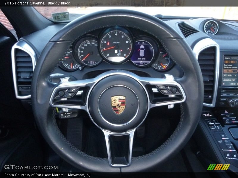 Black / Black 2016 Porsche Cayenne