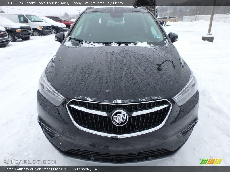 Ebony Twilight Metallic / Ebony 2018 Buick Encore Sport Touring AWD
