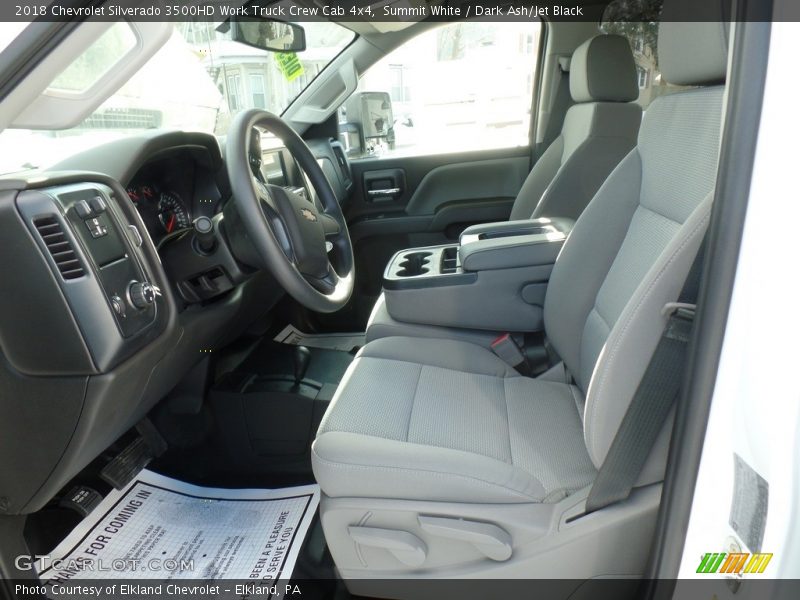 Summit White / Dark Ash/Jet Black 2018 Chevrolet Silverado 3500HD Work Truck Crew Cab 4x4