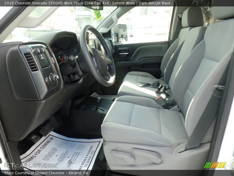 Summit White / Dark Ash/Jet Black 2018 Chevrolet Silverado 3500HD Work Truck Crew Cab 4x4