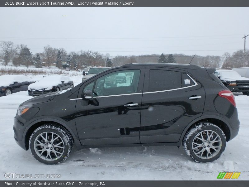 Ebony Twilight Metallic / Ebony 2018 Buick Encore Sport Touring AWD