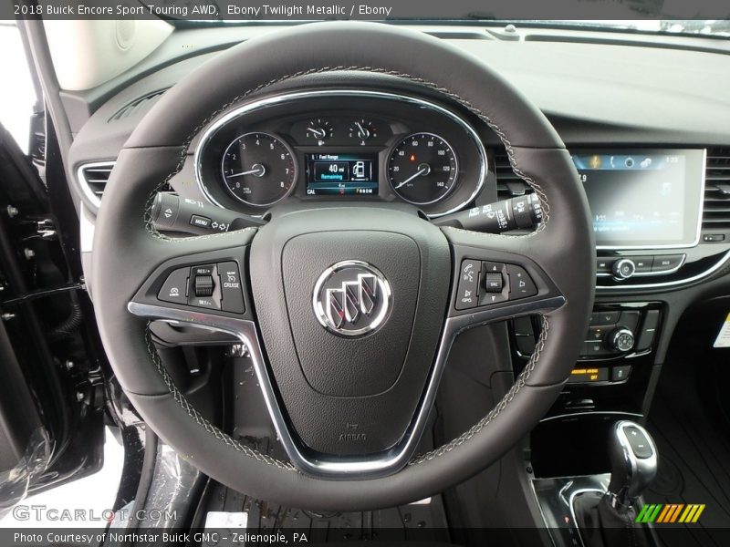 Ebony Twilight Metallic / Ebony 2018 Buick Encore Sport Touring AWD