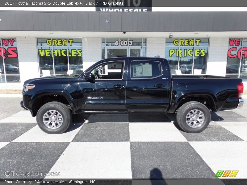 Black / TRD Graphite 2017 Toyota Tacoma SR5 Double Cab 4x4