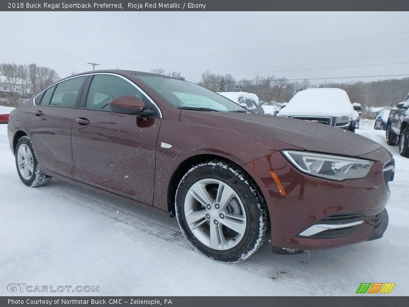 Rioja Red Metallic / Ebony 2018 Buick Regal Sportback Preferred