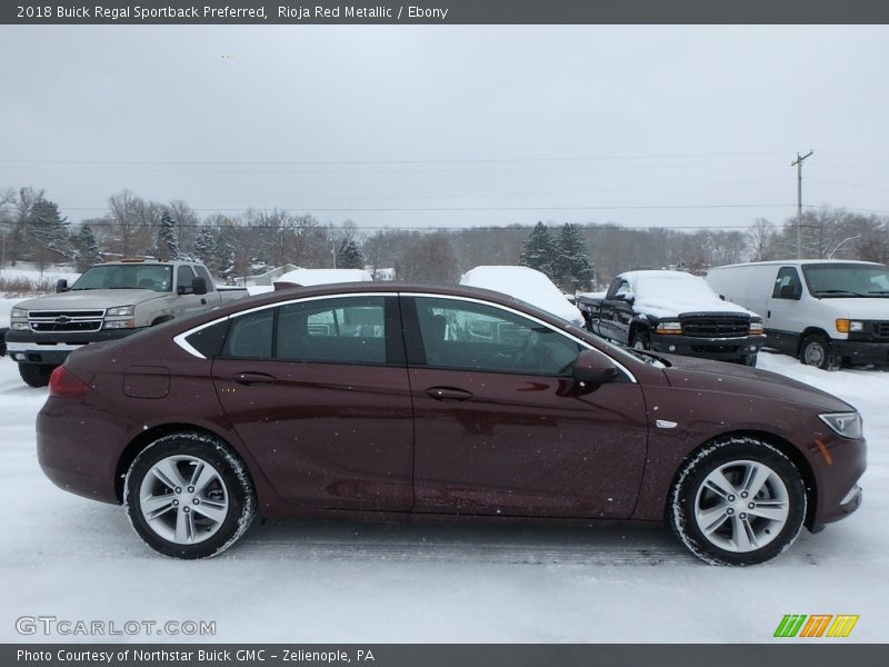 Rioja Red Metallic / Ebony 2018 Buick Regal Sportback Preferred