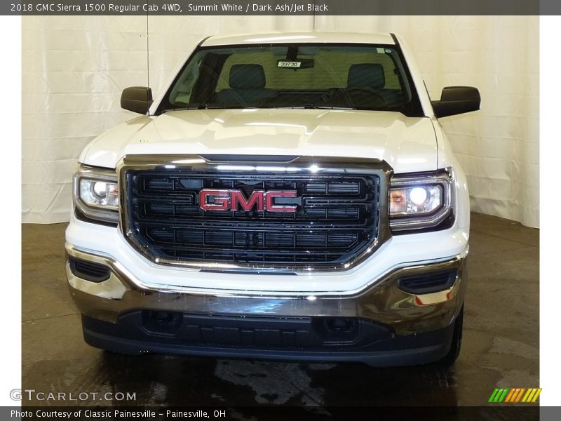 Summit White / Dark Ash/Jet Black 2018 GMC Sierra 1500 Regular Cab 4WD