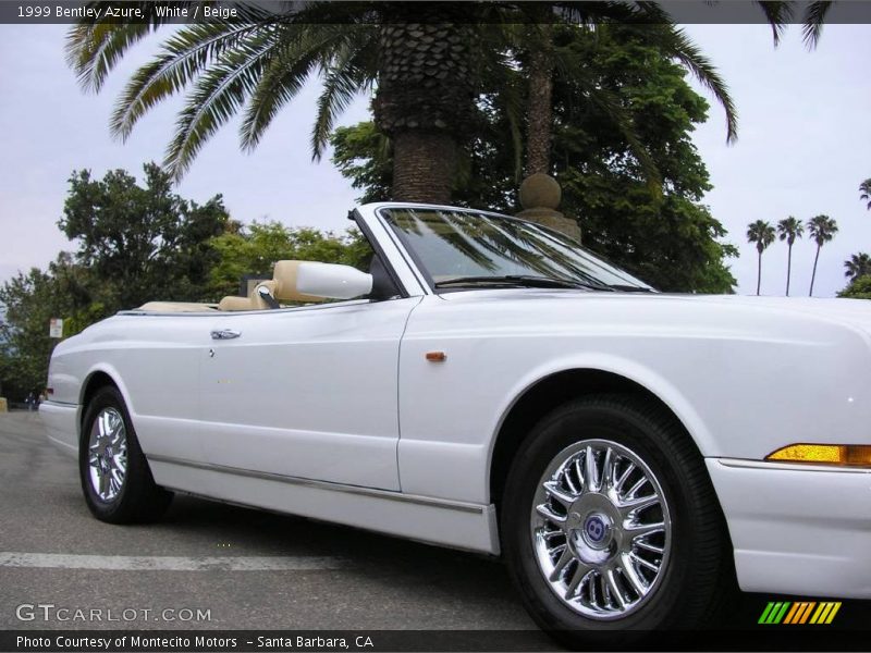 White / Beige 1999 Bentley Azure