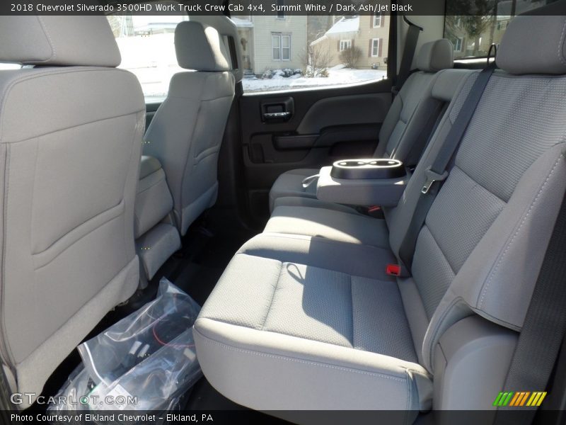 Summit White / Dark Ash/Jet Black 2018 Chevrolet Silverado 3500HD Work Truck Crew Cab 4x4