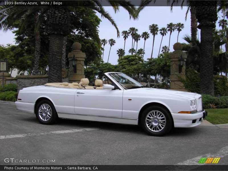 White / Beige 1999 Bentley Azure