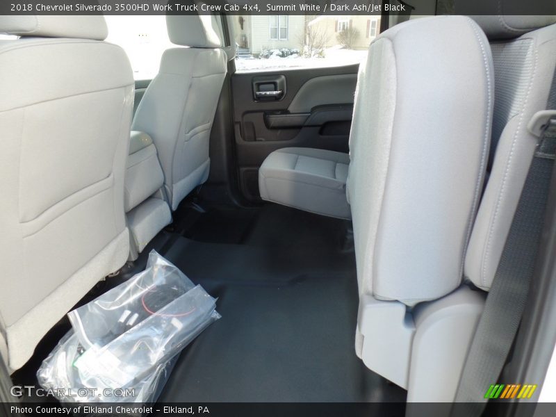 Summit White / Dark Ash/Jet Black 2018 Chevrolet Silverado 3500HD Work Truck Crew Cab 4x4