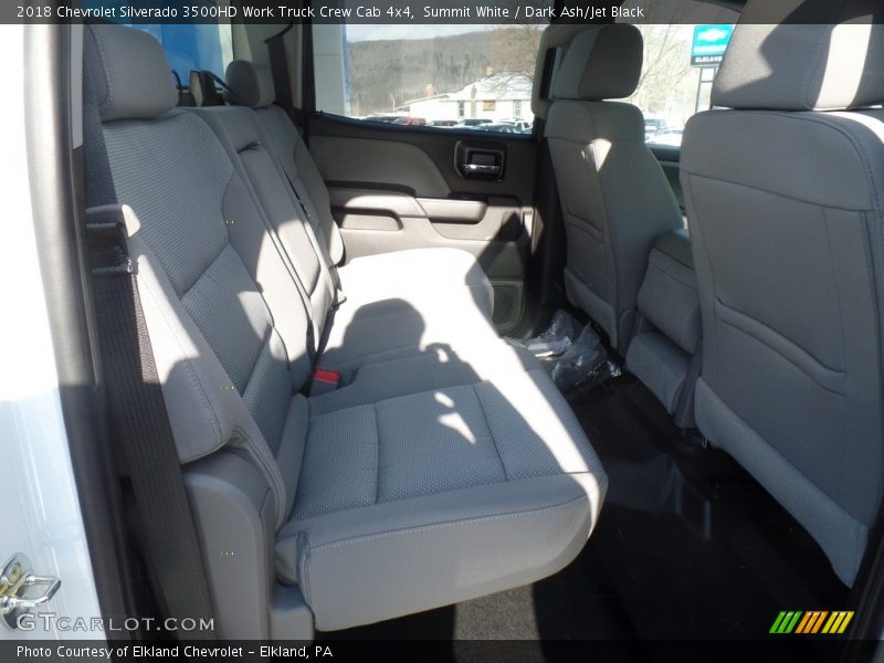 Summit White / Dark Ash/Jet Black 2018 Chevrolet Silverado 3500HD Work Truck Crew Cab 4x4