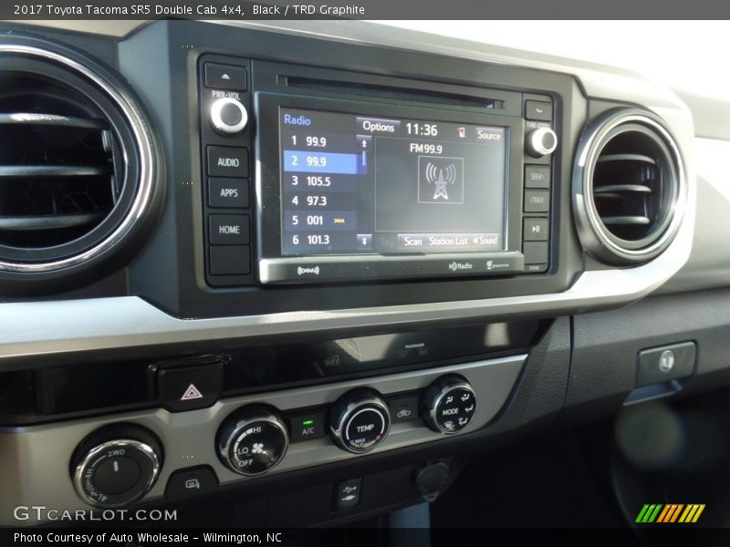 Black / TRD Graphite 2017 Toyota Tacoma SR5 Double Cab 4x4