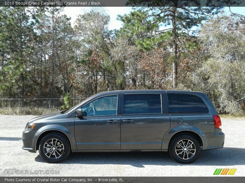 Granite Pearl / Black 2018 Dodge Grand Caravan SE