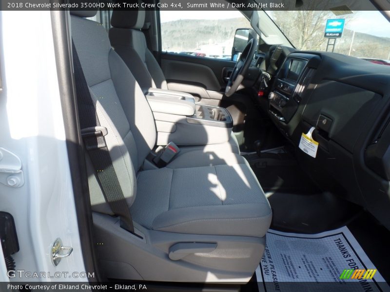 Summit White / Dark Ash/Jet Black 2018 Chevrolet Silverado 3500HD Work Truck Crew Cab 4x4