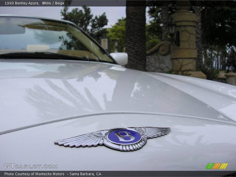 White / Beige 1999 Bentley Azure