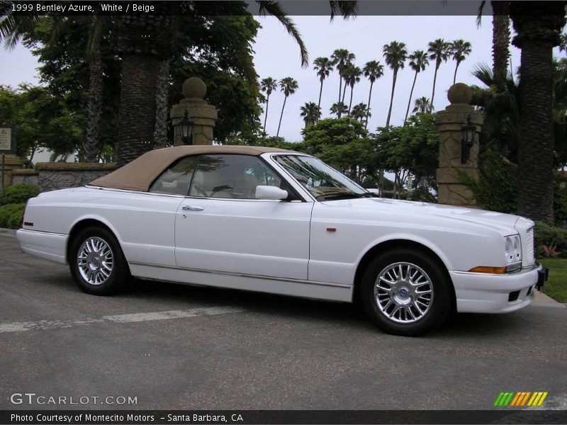 White / Beige 1999 Bentley Azure