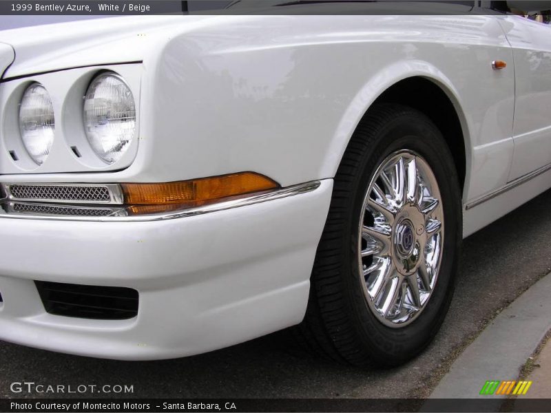 White / Beige 1999 Bentley Azure