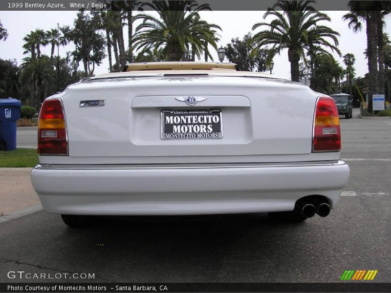 White / Beige 1999 Bentley Azure