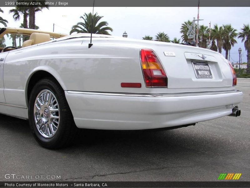 White / Beige 1999 Bentley Azure